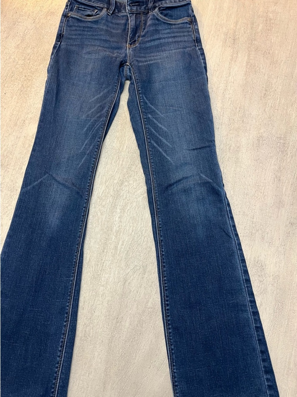 White House Black Market Women's Dark Blue Bootcut Jeans